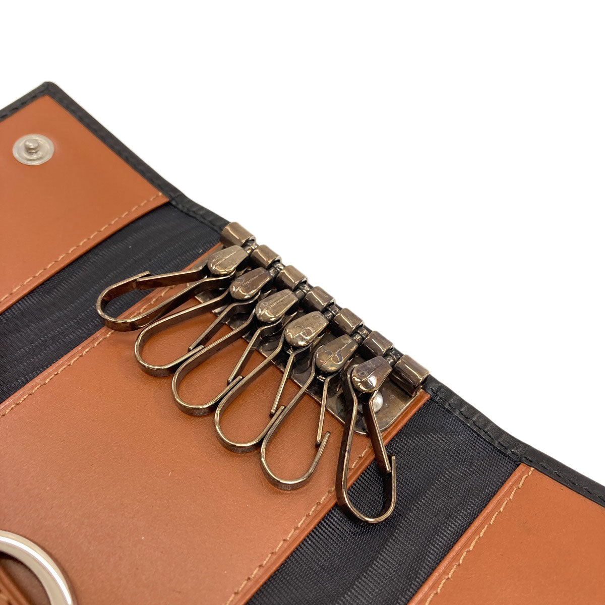 Dunhill ダンヒル ロゴ キーケース レザー メンズ 中古