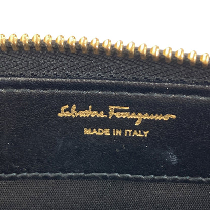 Salvatore Ferragamo サルヴァトーレフェラガモ ガンチーニ金具 長財布（小銭入れあり） レザー レディース 中古