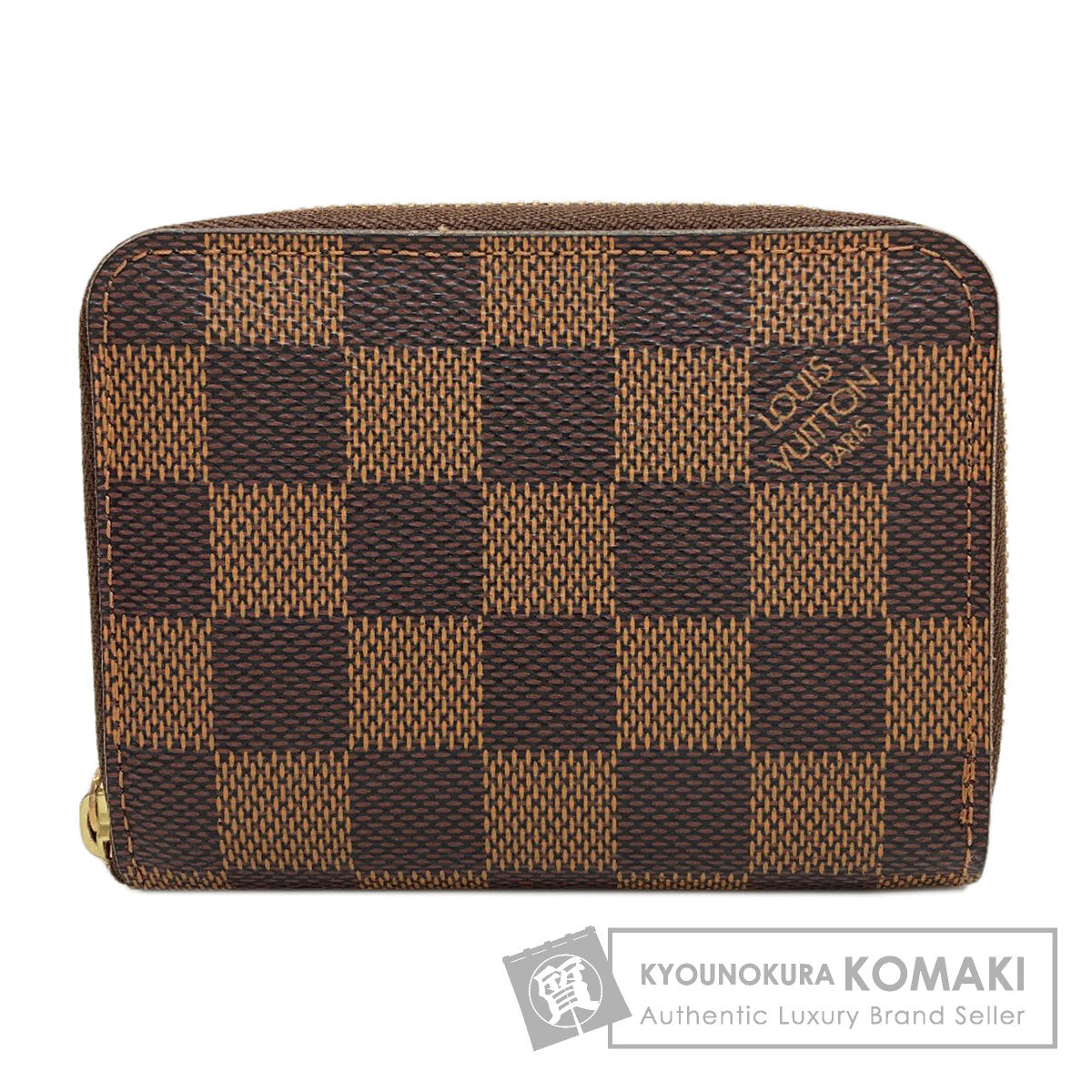 LOUIS VUITTON ルイヴィトン N63070 ジッピー・コインパース コインケース ダミエキャンバス レディース 中古