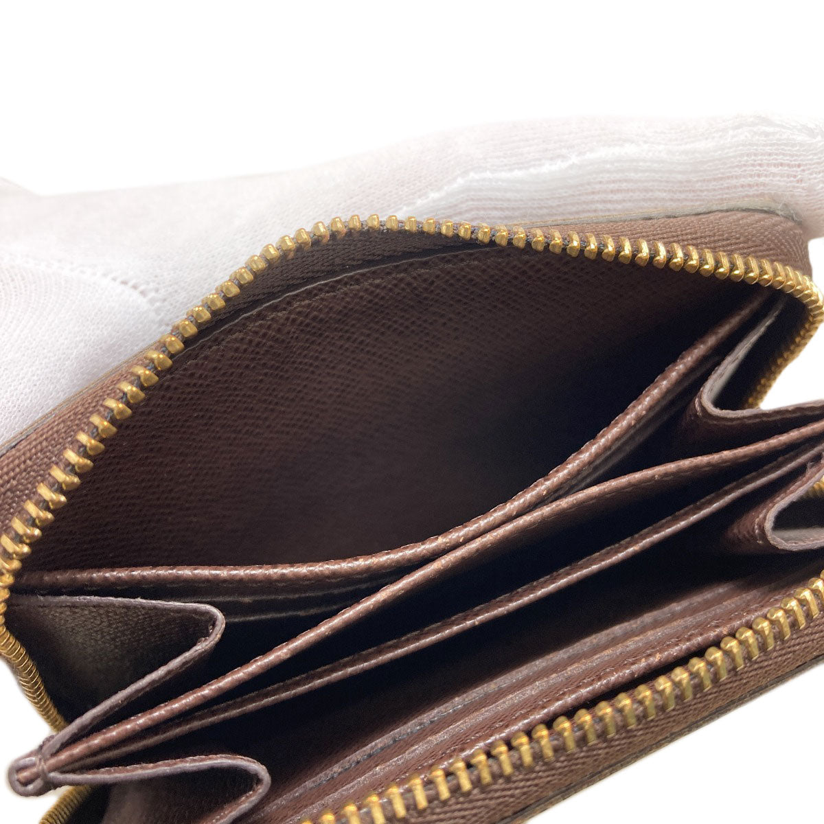 LOUIS VUITTON ルイヴィトン N63070 ジッピー・コインパース コインケース ダミエキャンバス レディース 中古