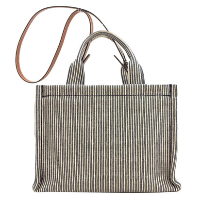 CELINE セリーヌ スモールカバ タイス 2WAY ハンドバッグ キャンバス レディース 中古