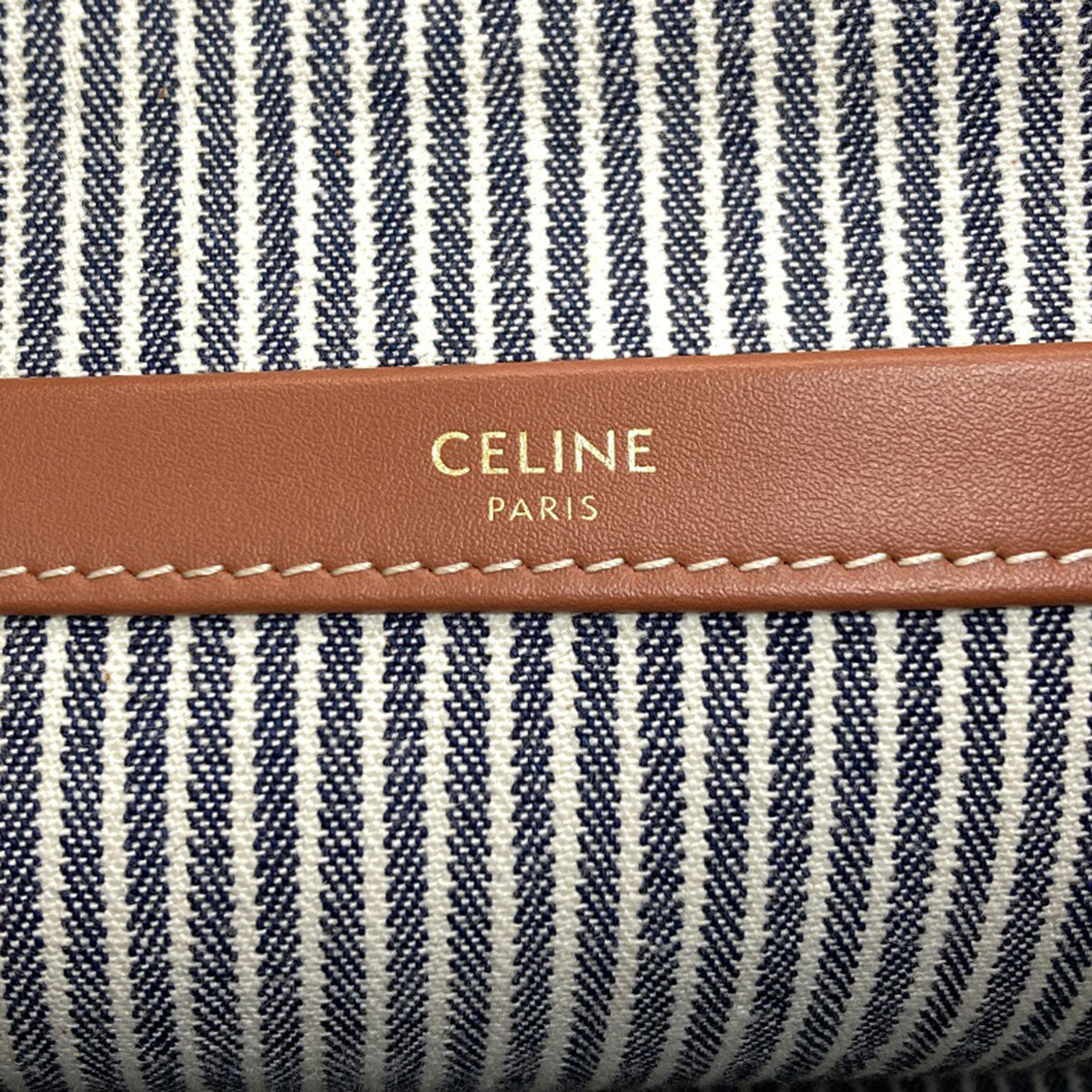 CELINE セリーヌ スモールカバ タイス 2WAY ハンドバッグ キャンバス レディース 中古