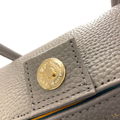 ADMJ エーディーエムジェイ ロゴ ハンドバッグ レザー レディース 中古