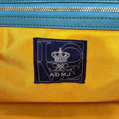 ADMJ エーディーエムジェイ ロゴ ハンドバッグ レザー レディース 中古