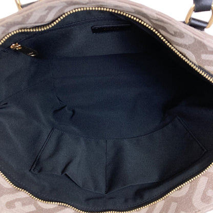 Furla フルラ アーチロゴーパターン トートバッグ キャンバス レディース 中古