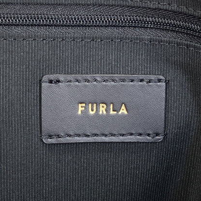 Furla フルラ アーチロゴーパターン トートバッグ キャンバス レディース 中古