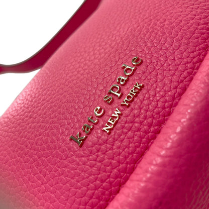 kate spade ケイトスペード ロゴ ハンドバッグ レザー レディース 中古
