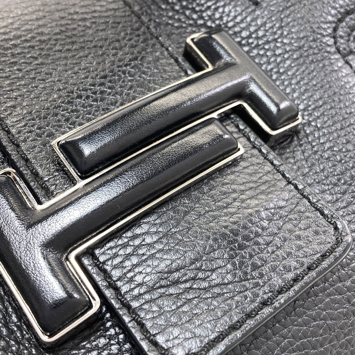 TODS トッズ ダブルT ショッピングバッグ 2WAY トートバッグ レザー レディース 中古