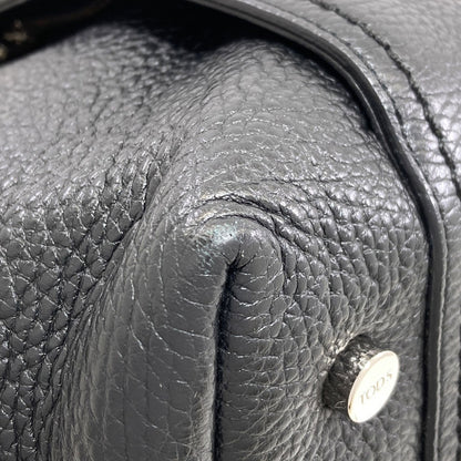 TODS トッズ ダブルT ショッピングバッグ 2WAY トートバッグ レザー レディース 中古