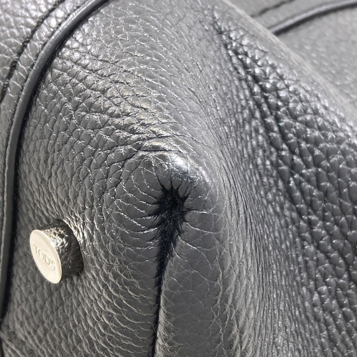 TODS トッズ ダブルT ショッピングバッグ 2WAY トートバッグ レザー レディース 中古