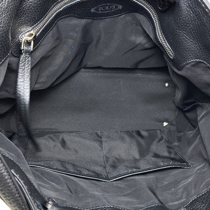 TODS トッズ ダブルT ショッピングバッグ 2WAY トートバッグ レザー レディース 中古