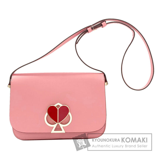 kate spade ケイトスペード 二コラ ツイストロック ショルダーバッグ レザー レディース 中古