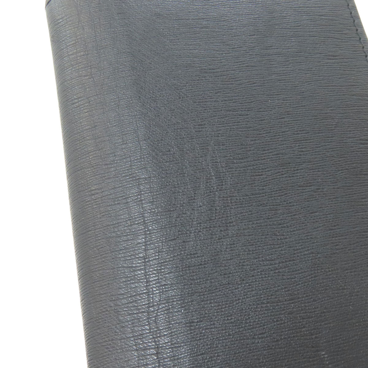 Dunhill ダンヒル ガンメタル 名刺入れ カードケース レザー レディース 中古