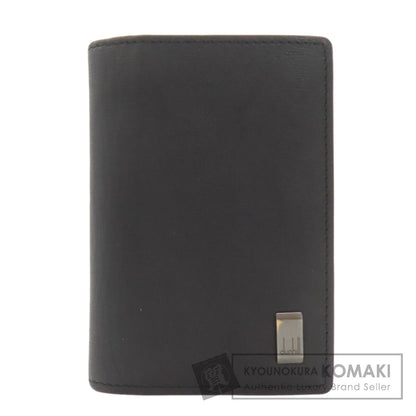 Dunhill ダンヒル ガンメタル 名刺入れ カードケース レザー レディース 中古
