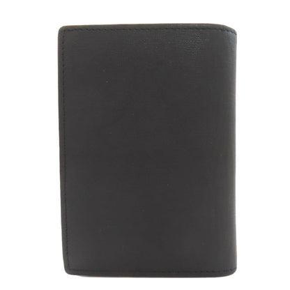 Dunhill ダンヒル ガンメタル 名刺入れ カードケース レザー レディース 中古