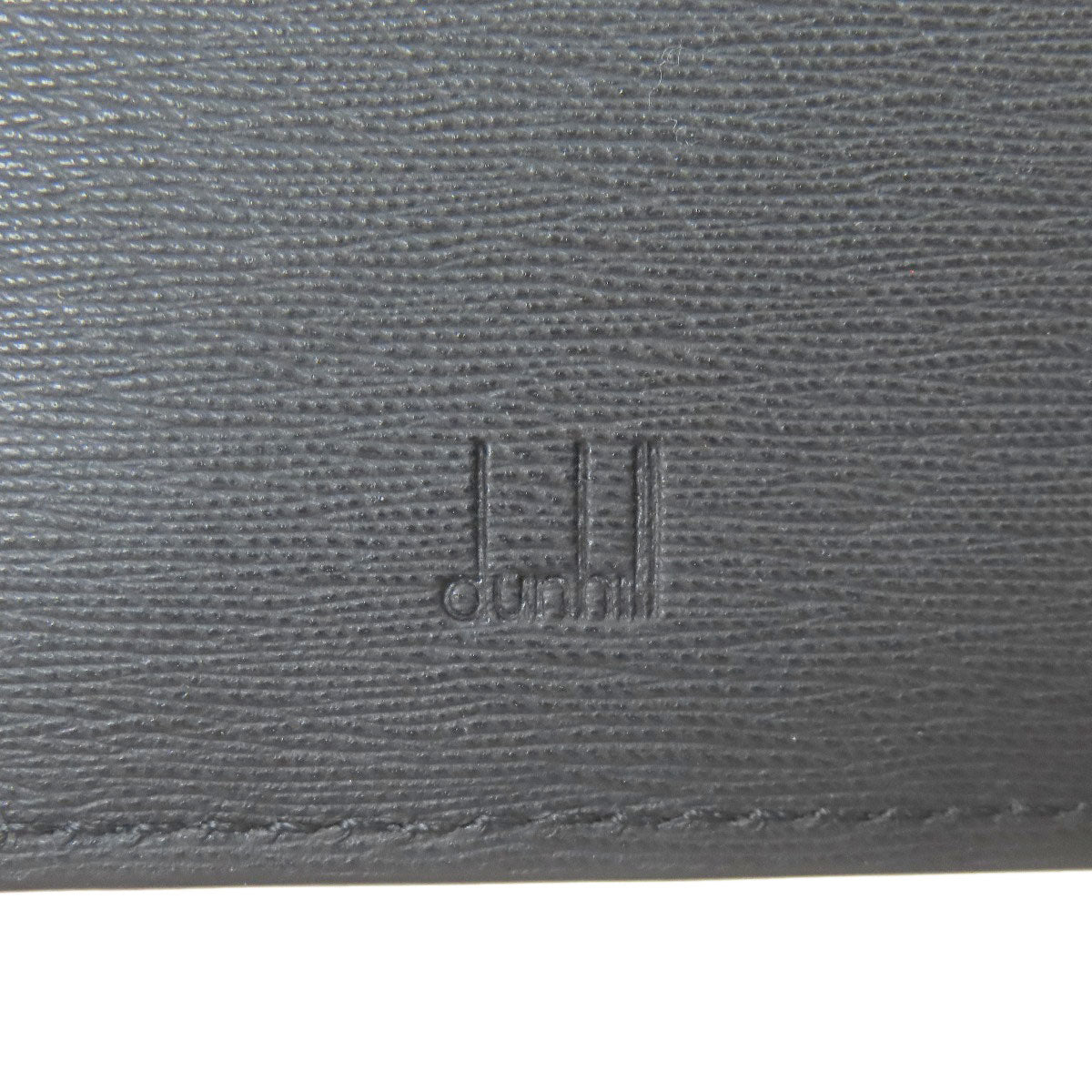 Dunhill ダンヒル ガンメタル 名刺入れ カードケース レザー レディース 中古