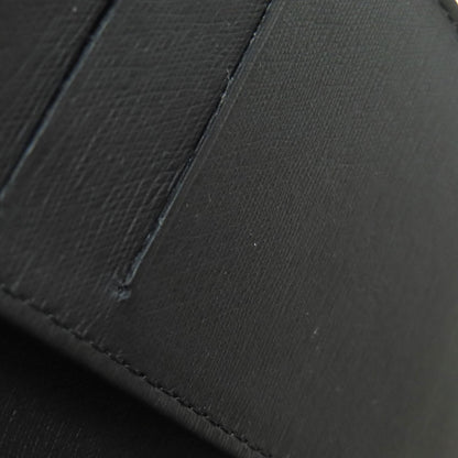 Dunhill ダンヒル ガンメタル 名刺入れ カードケース レザー レディース 中古