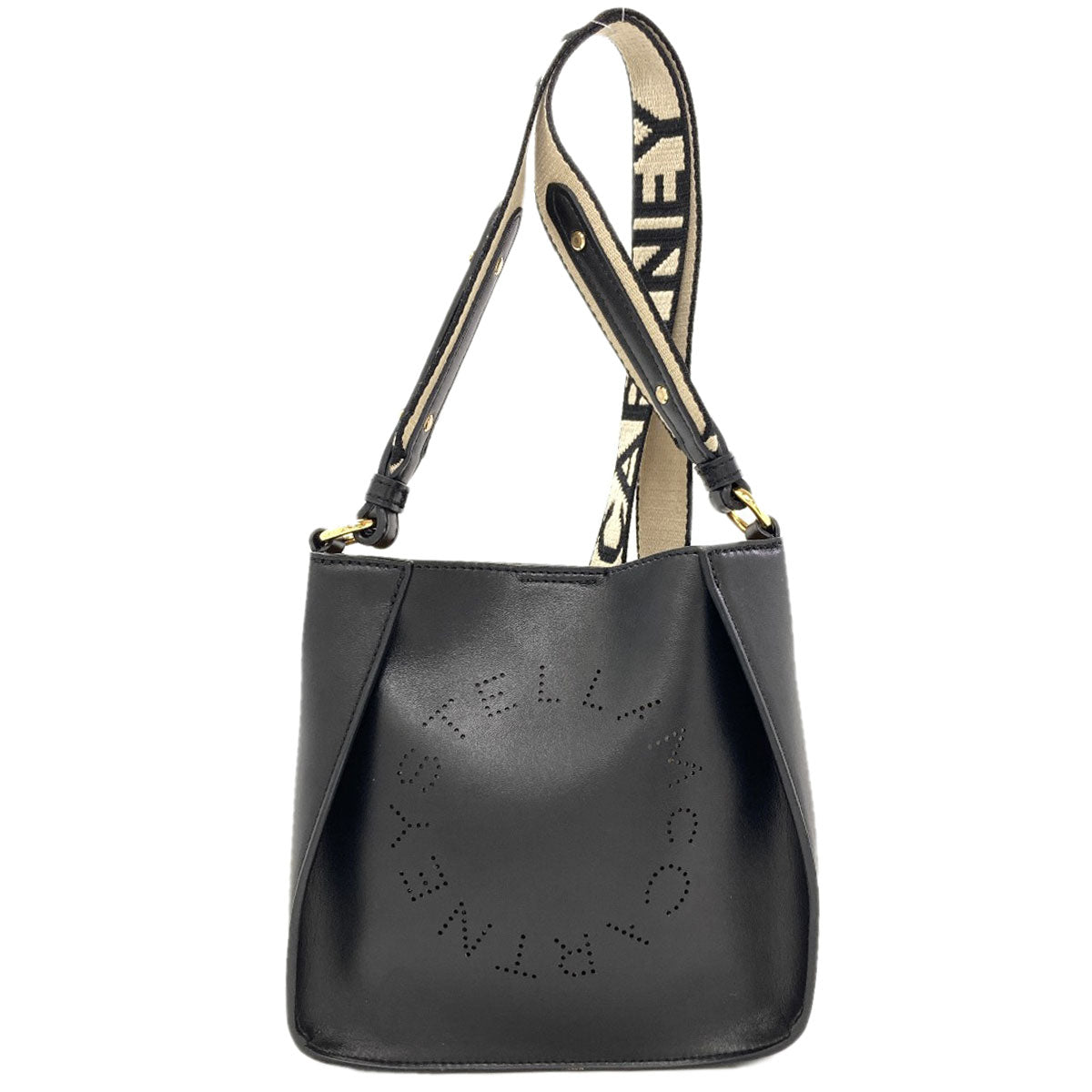 Stella McCartney ステラマッカートニー ロゴ ショルダーバッグ ポリエステル レディース 中古