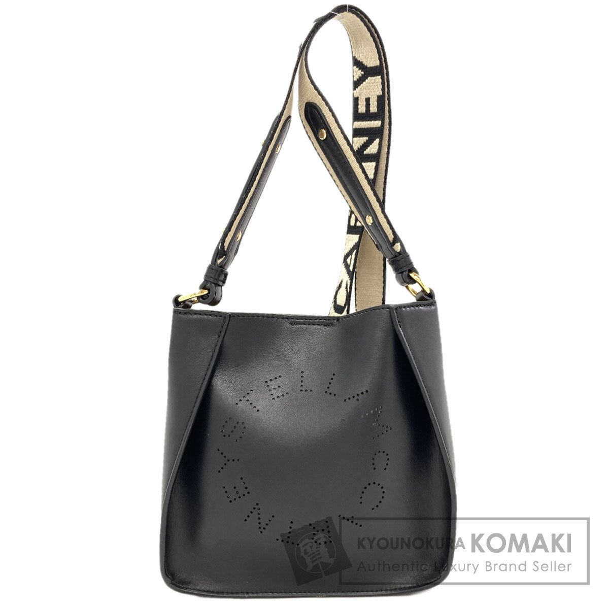 Stella McCartney ステラマッカートニー ロゴ ショルダーバッグ ポリエステル レディース 中古