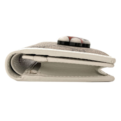 GUCCI グッチ 784729 ハティ・スチュワートコラボ マッシュルーム 二つ折り財布（小銭入れあり） PVC レディース 中古