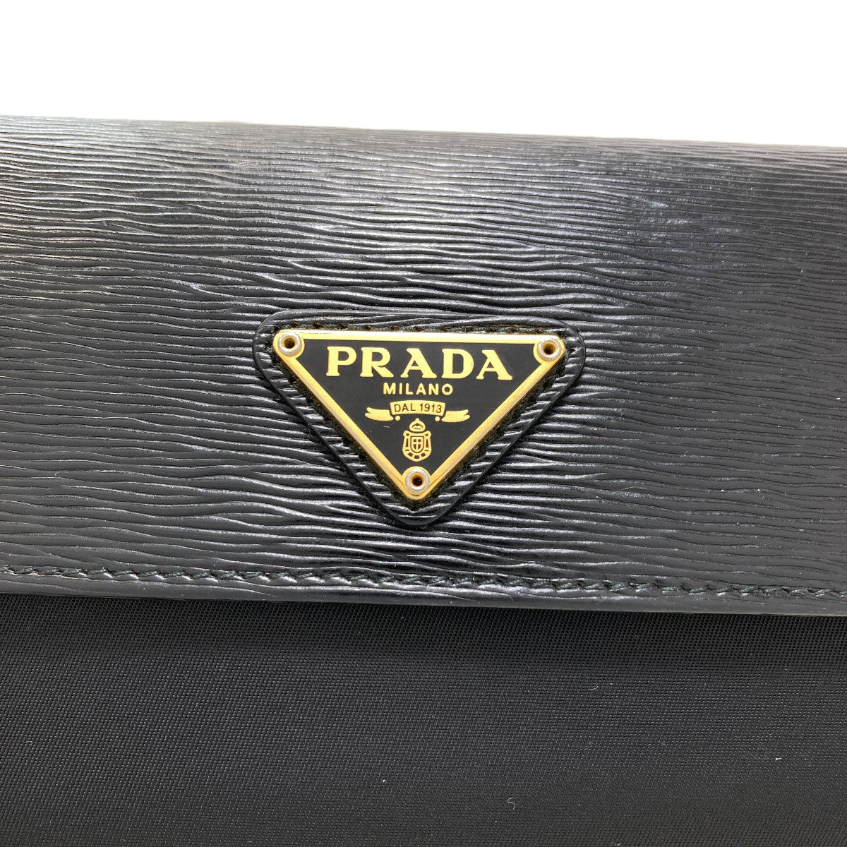 PRADA プラダ トライアングル 長財布（小銭入れあり） ナイロン レディース 中古