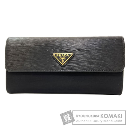 PRADA プラダ トライアングル 長財布（小銭入れあり） ナイロン レディース 中古