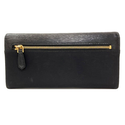PRADA プラダ トライアングル 長財布（小銭入れあり） ナイロン レディース 中古