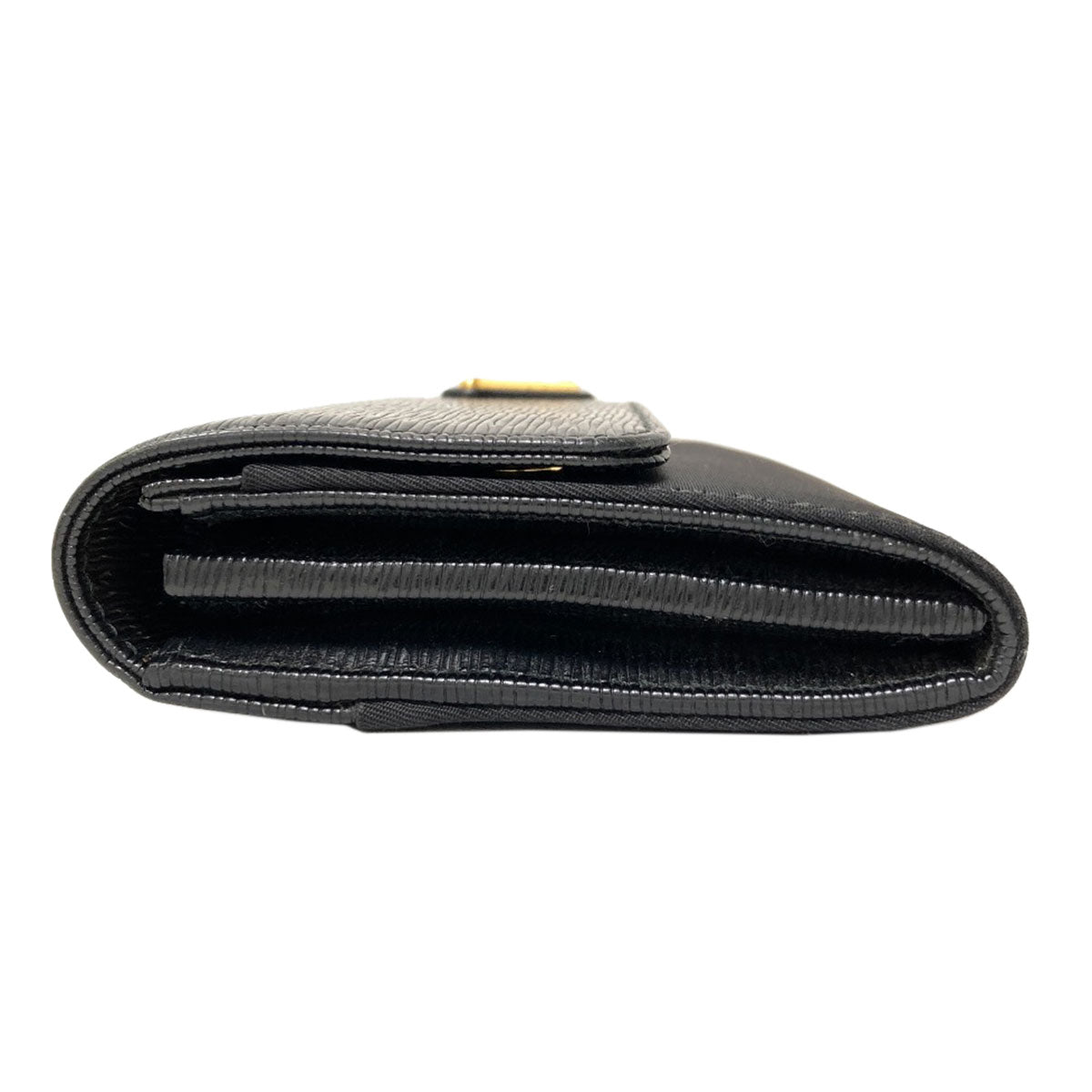 PRADA プラダ トライアングル 長財布（小銭入れあり） ナイロン レディース 中古