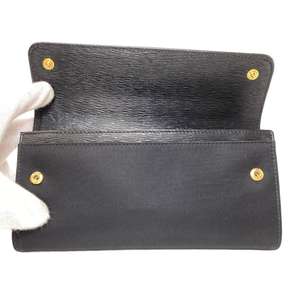 PRADA プラダ トライアングル 長財布（小銭入れあり） ナイロン レディース 中古