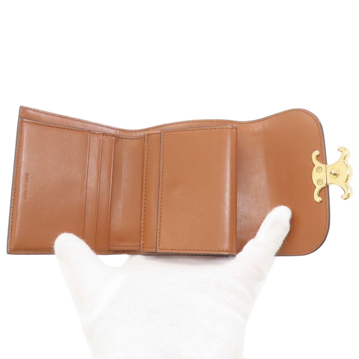 セリーヌ トリオンフ 三つ折り財布 二つ折り財布（小銭入れあり） 中古 商品画像5