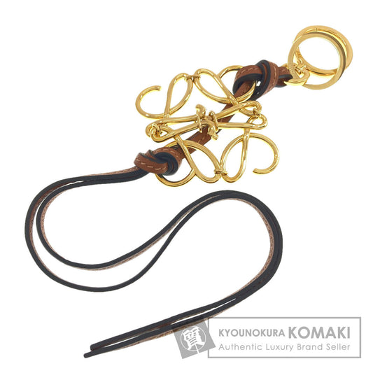 LOEWE ロエベ アナグラム キーホルダー 金属製 レディース 中古