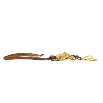 LOEWE ロエベ アナグラム キーホルダー 金属製 レディース 中古