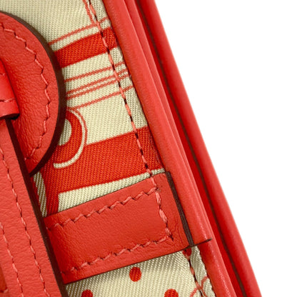 HERMES エルメス アヴェックソワ シルバー金具 二つ折り財布（小銭入れあり） シルク レディース 中古