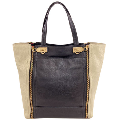 Salvatore Ferragamo サルヴァトーレフェラガモ ガンチーニ金具 ハンドバッグ レザー レディース 中古