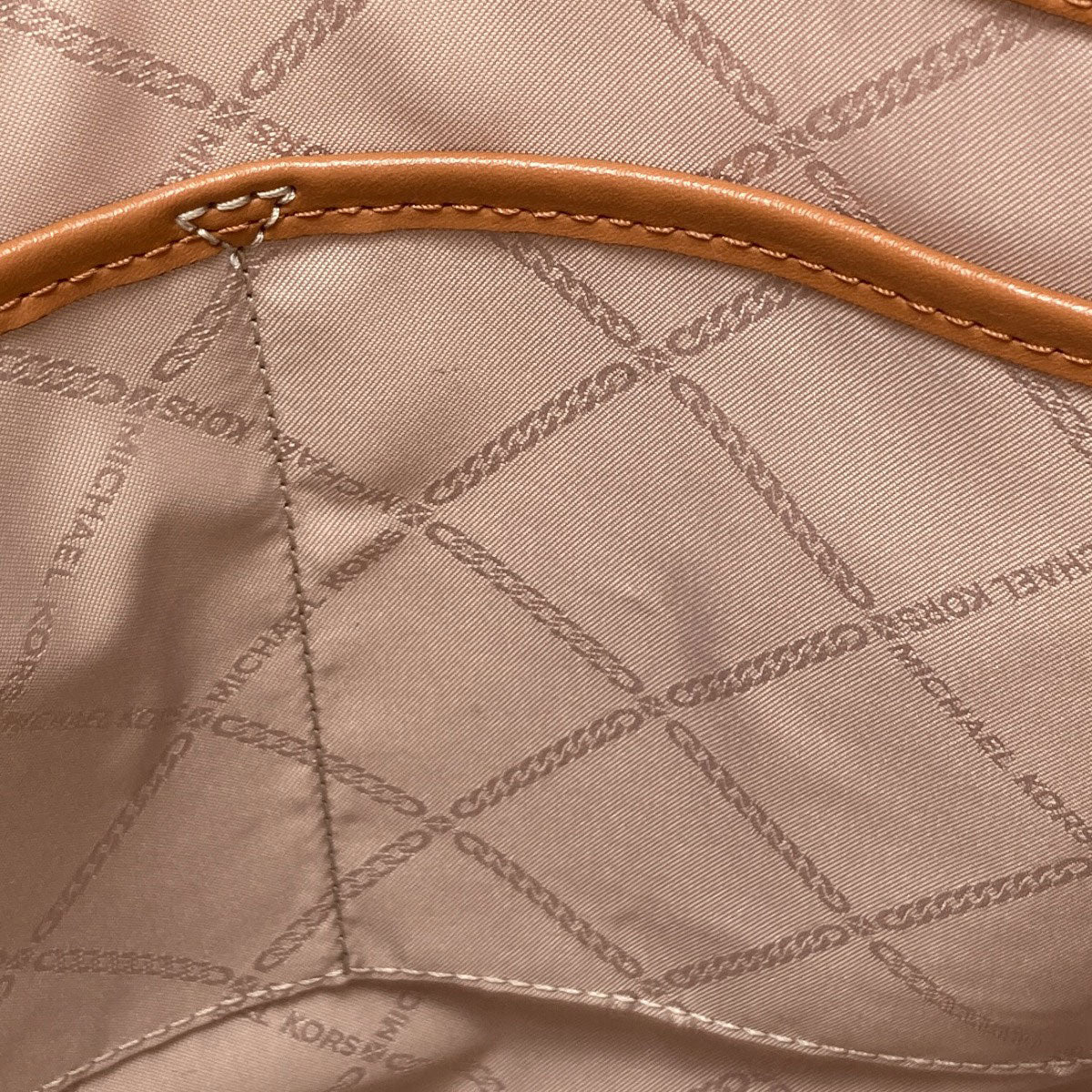 Michael Kors マイケルコース MKシグネチャー 2WAY トートバッグ PVC レディース 中古