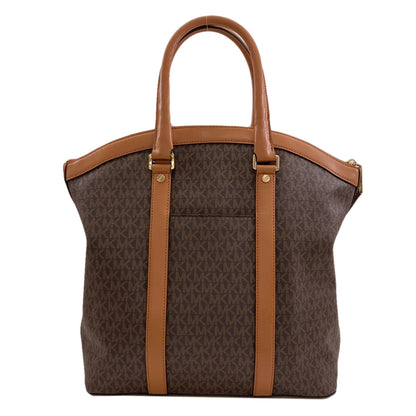 Michael Kors マイケルコース MKシグネチャー 2WAY トートバッグ PVC レディース 中古