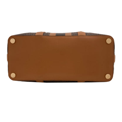 Michael Kors マイケルコース MKシグネチャー 2WAY トートバッグ PVC レディース 中古