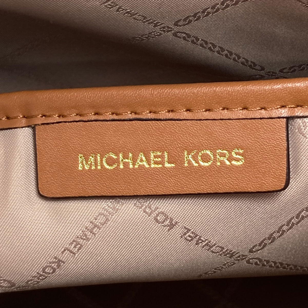 Michael Kors マイケルコース MKシグネチャー 2WAY トートバッグ PVC レディース 中古
