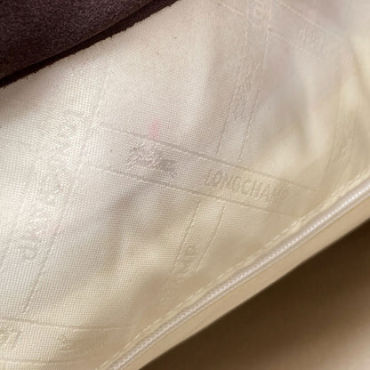 Longchamp ロンシャン ロゴ トートバッグ レザー レディース 中古