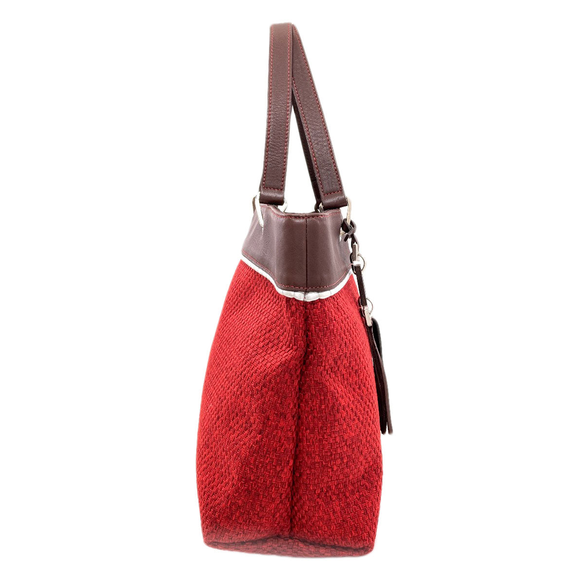 Longchamp ロンシャン ロゴ トートバッグ レザー レディース 中古