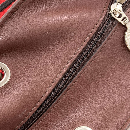 Longchamp ロンシャン ロゴ トートバッグ レザー レディース 中古