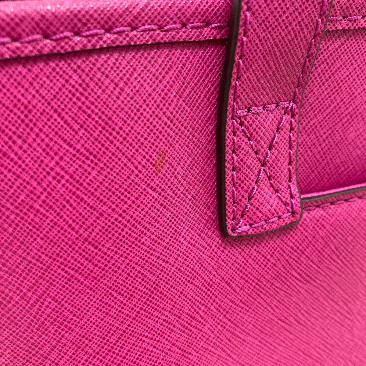 Michael Kors マイケルコース ロゴ金具 ハンドバッグ PVC レディース 中古
