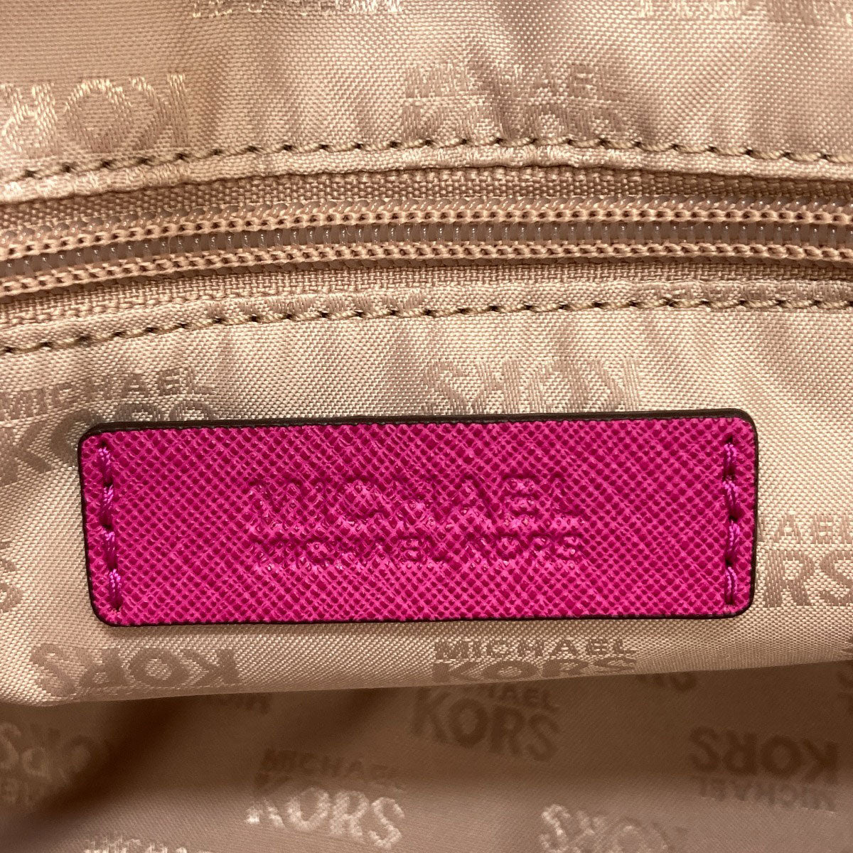 Michael Kors マイケルコース ロゴ金具 ハンドバッグ PVC レディース 中古