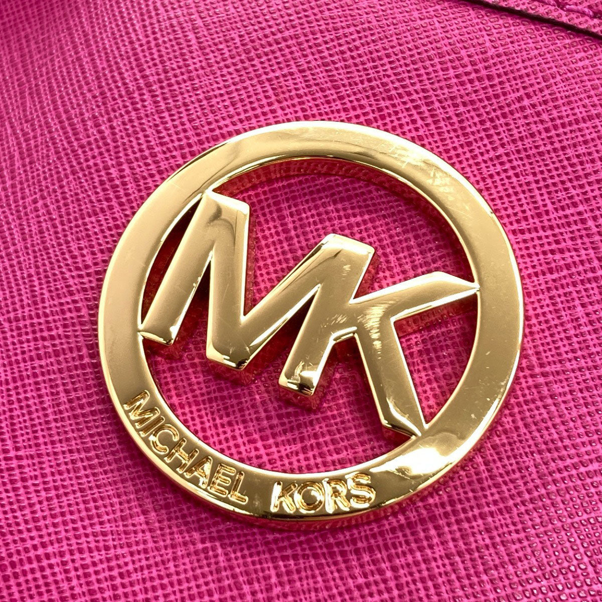 Michael Kors マイケルコース ロゴ金具 ハンドバッグ PVC レディース 中古