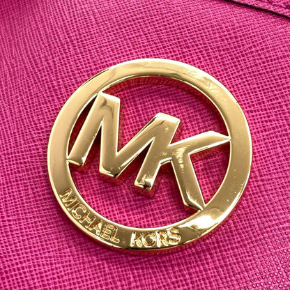 Michael Kors マイケルコース ロゴ金具 ハンドバッグ PVC レディース 中古