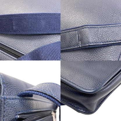 Longchamp ロンシャン ロゴ ショルダーバッグ レザー レディース 中古