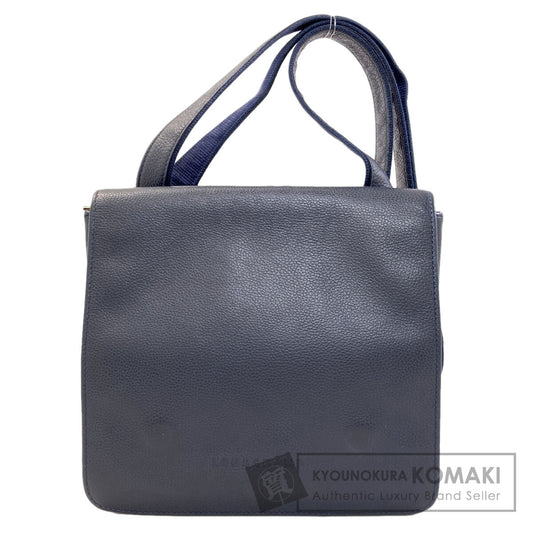 Longchamp ロンシャン ロゴ ショルダーバッグ レザー レディース 中古