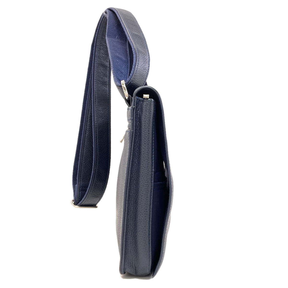Longchamp ロンシャン ロゴ ショルダーバッグ レザー レディース 中古