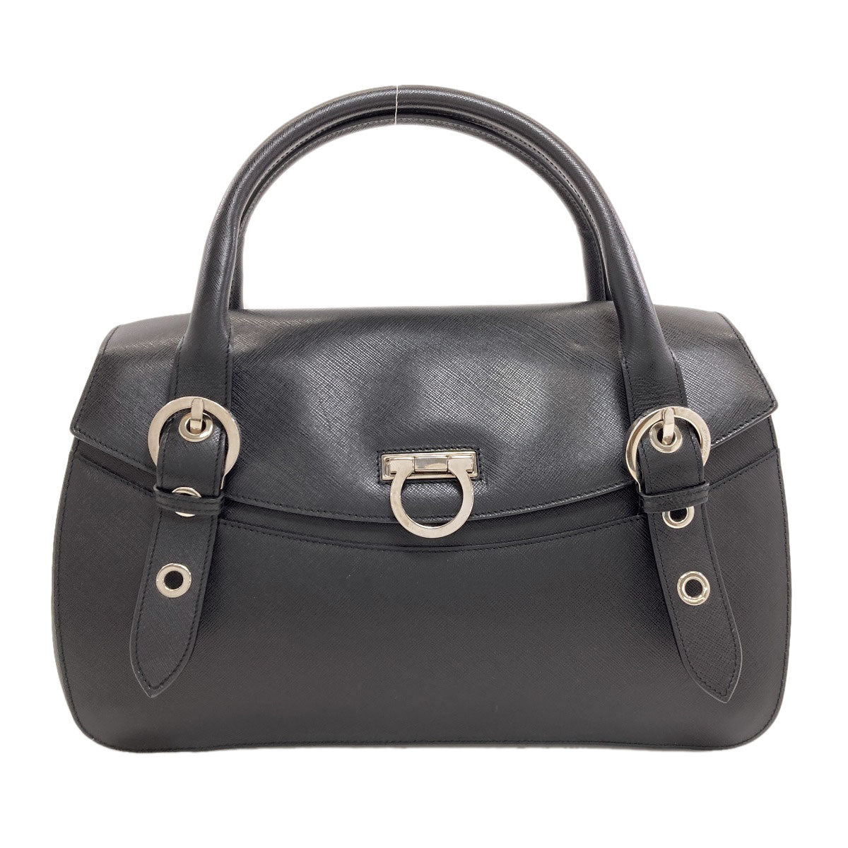 Salvatore Ferragamo サルヴァトーレフェラガモ ガンチーニ金具 ハンドバッグ レザー レディース 中古