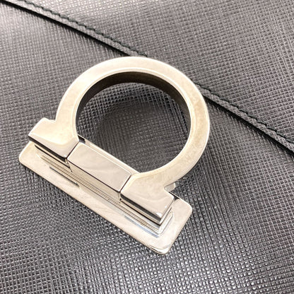 Salvatore Ferragamo サルヴァトーレフェラガモ ガンチーニ金具 ハンドバッグ レザー レディース 中古